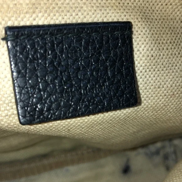 ✨ POPULAR ✨ GUCCI LOGO WAIST BUMBAG MULTI USE PURSE LEATHER - Picture 8 of 14